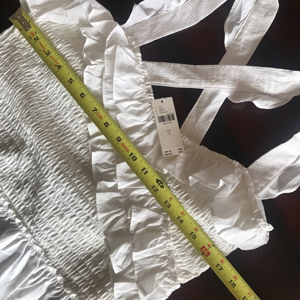 NWT Anthropologie Smocked Ruffle Tank - Picture 6 of 9